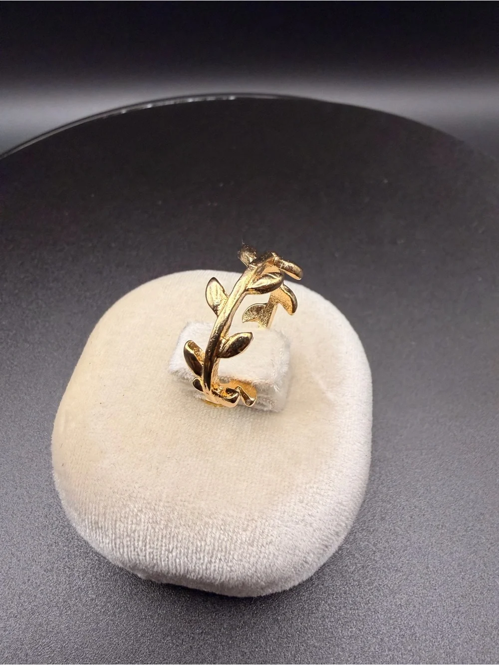Gold Chain Stackable Women's Ring - Gold Tone